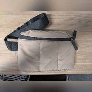 CalPak Luka Tan Quilted Belt Bag